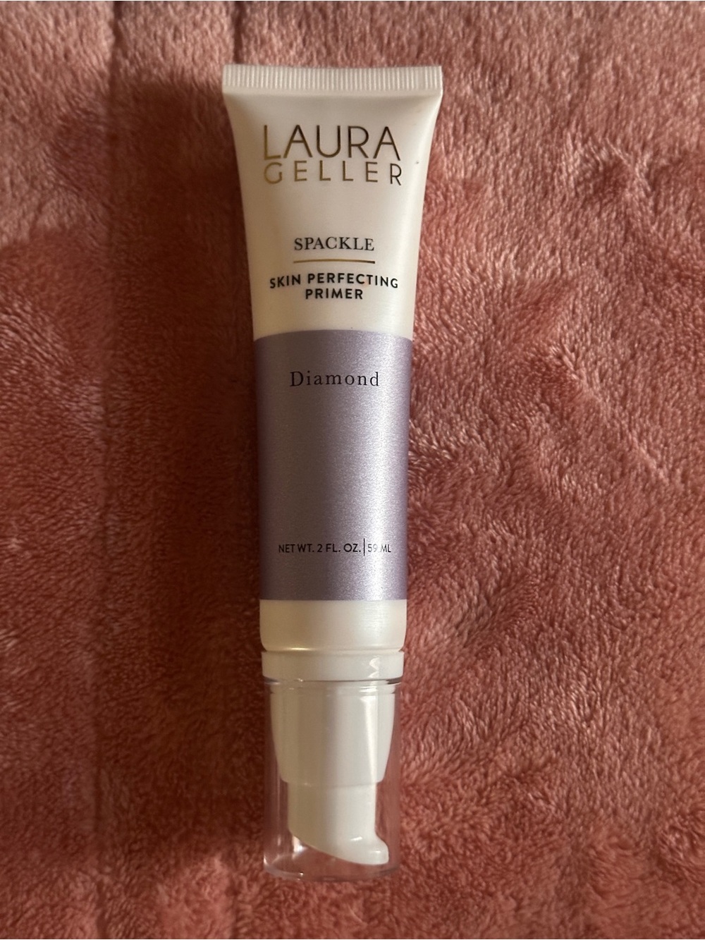 ✨ Laura Geller Spackle Diamond Primer 2 oz Full Size Unused Glow Base 💜🤍